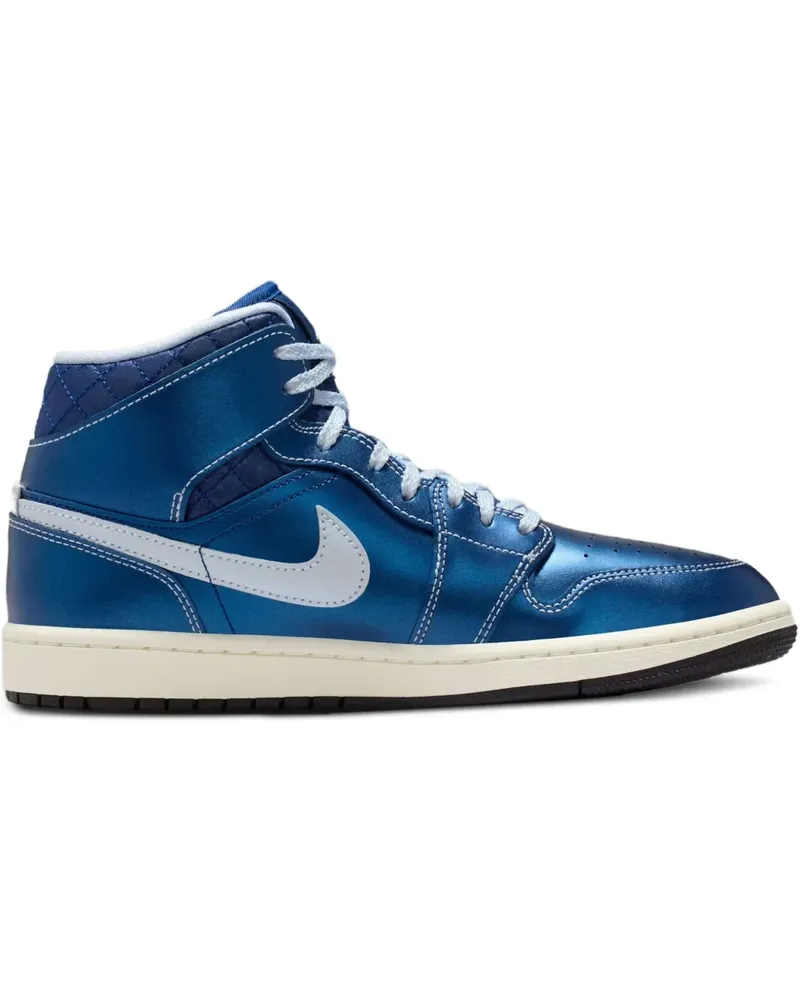 Jordan Air  1 Mid High-Top-Sneakers - Blau Blau