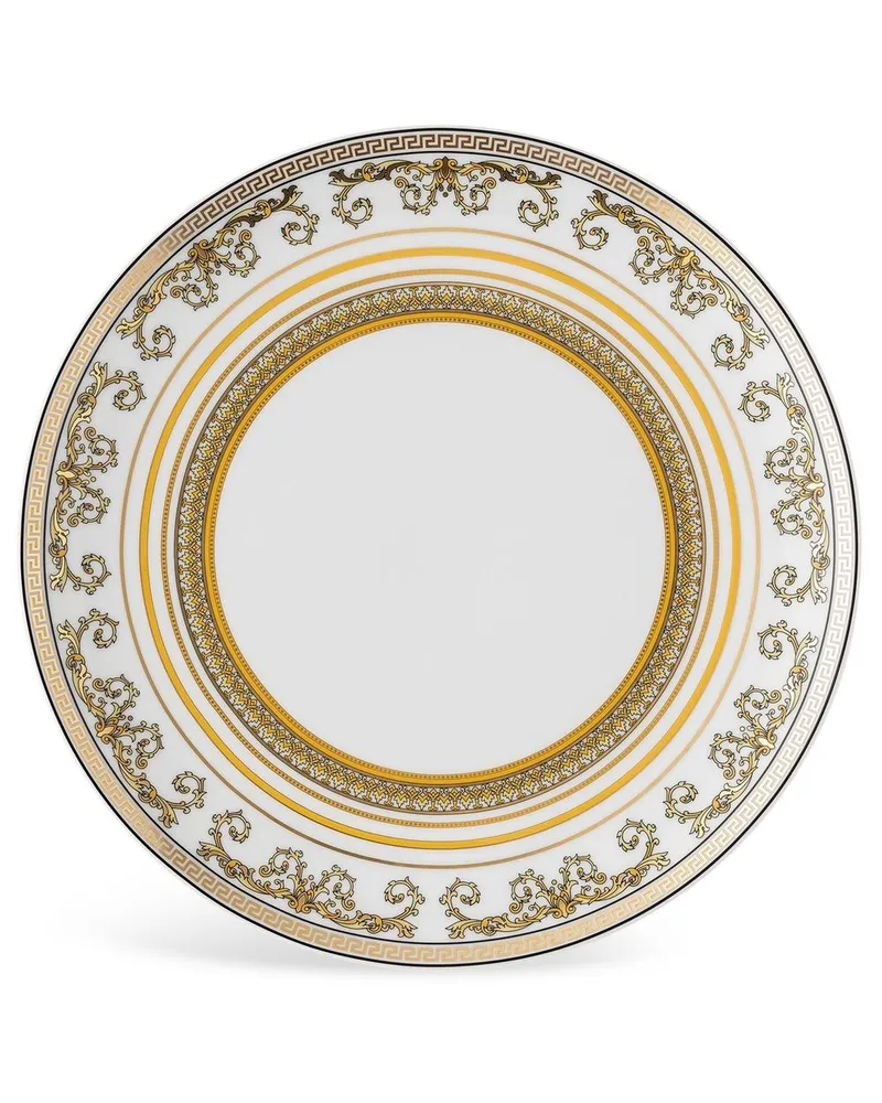 Versace Virtus Gala Teller, 28cm - Weiß Weiß
