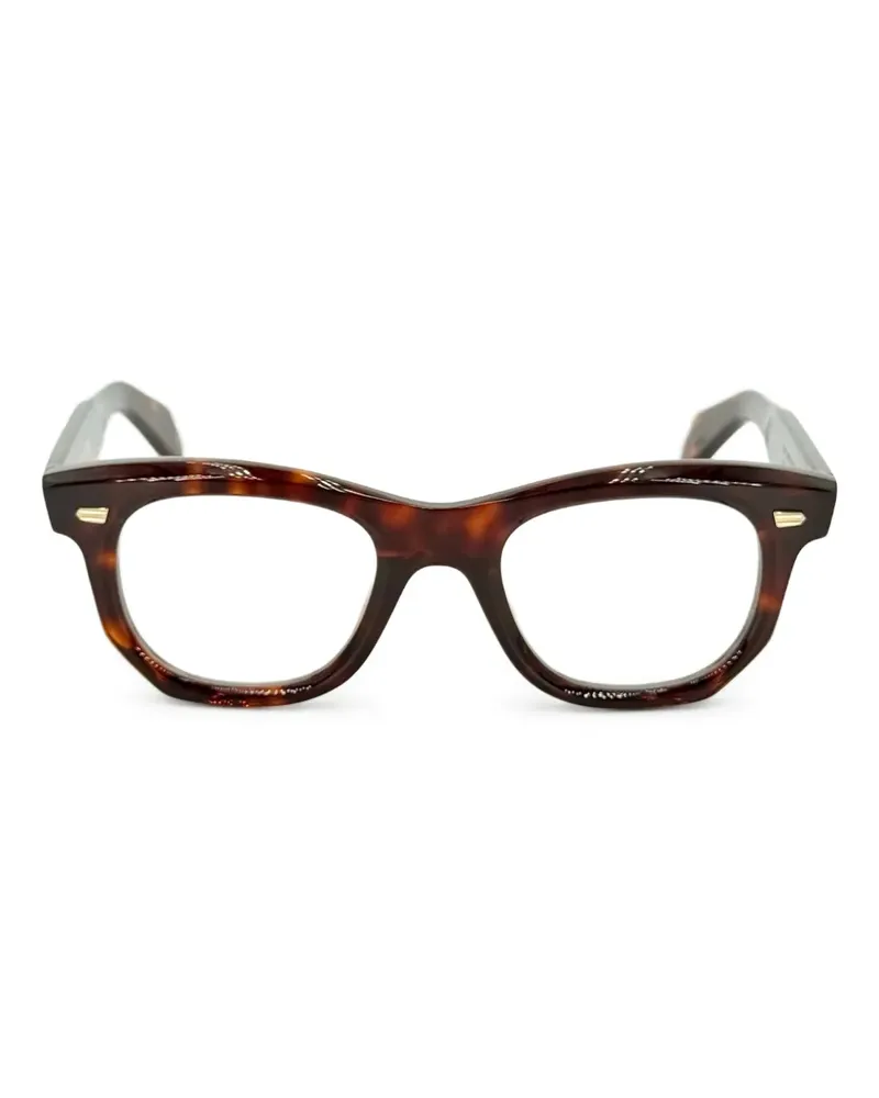 Cutler and Gross Geometrische 1409 Brille - Braun Braun