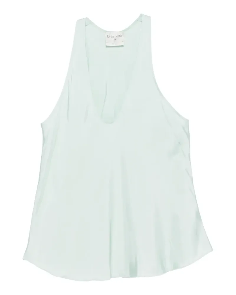 forte_forte V-neck top - Grün Grün