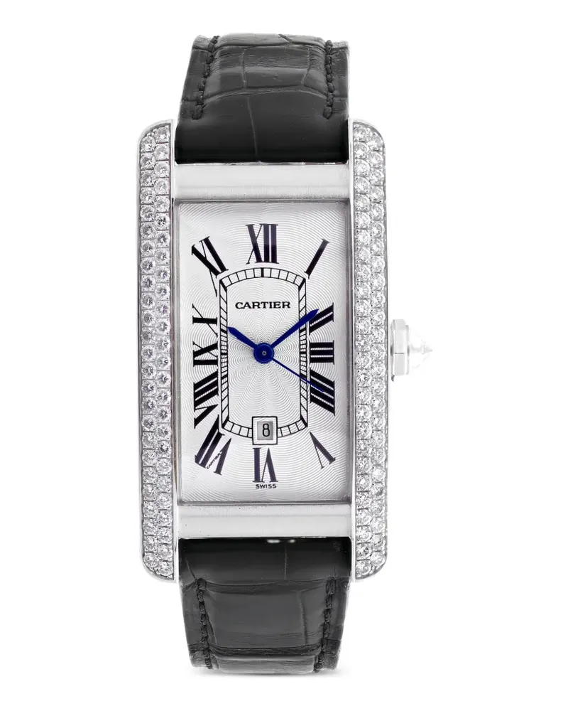 Cartier Tank Américaine Diamond 23mm watch - Weiß Weiß
