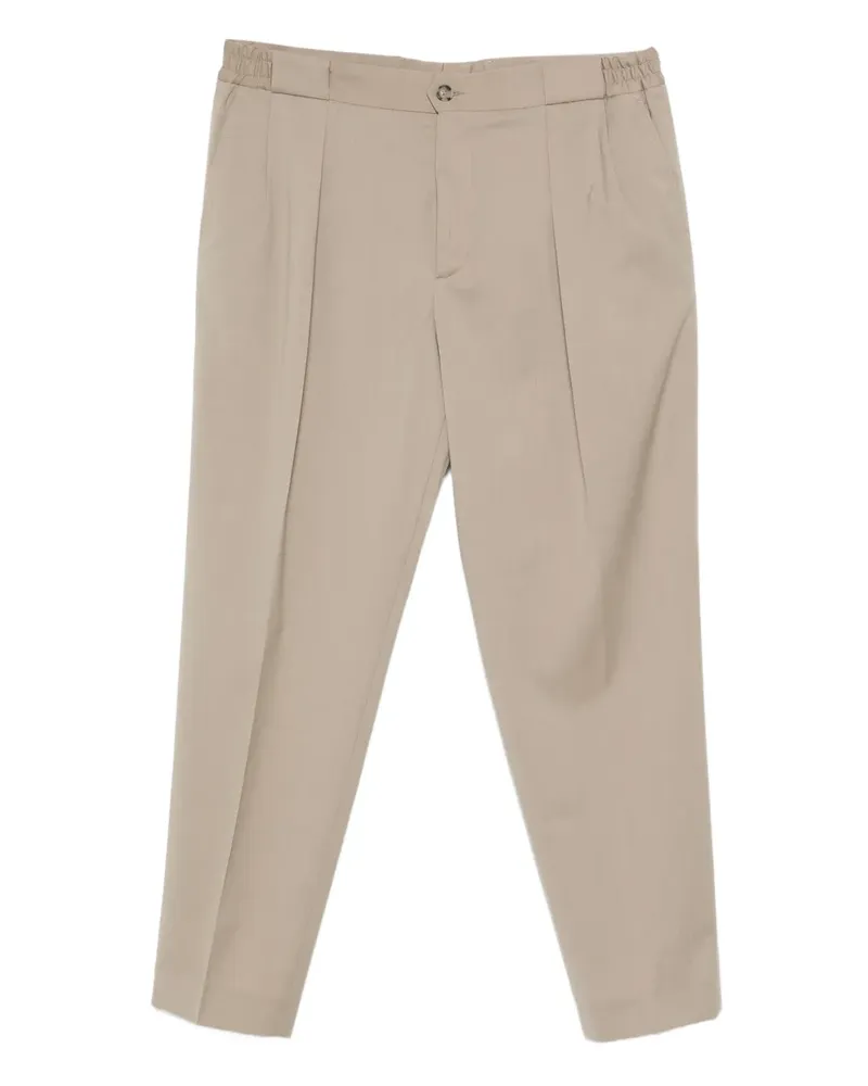 Manuel Ritz Straight-Leg-Hose mit Falten - Nude Nude