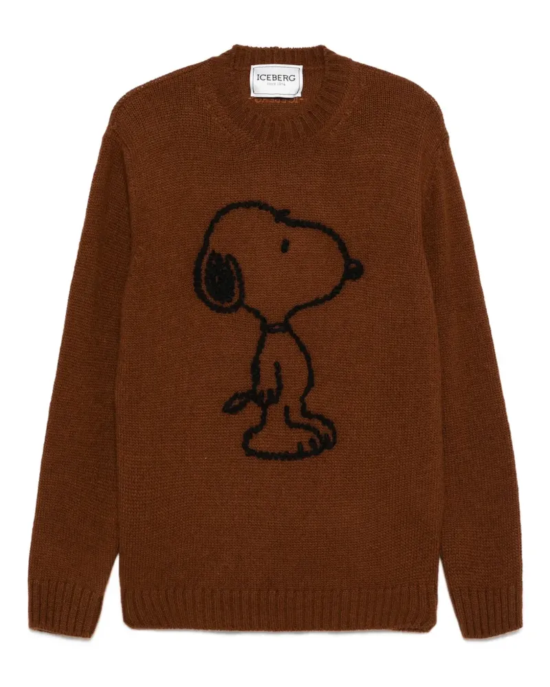 Iceberg Pullover mit Snoopy-Motiv - Braun Braun