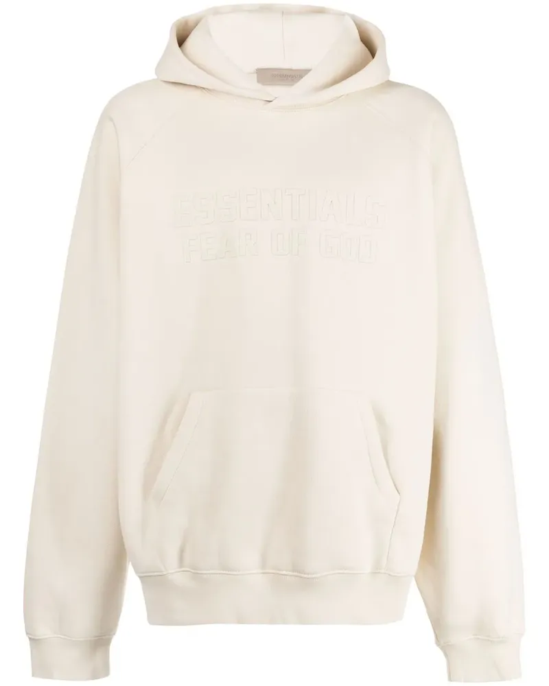 Fear of God Hoodie mit Logo-Print - Nude Nude