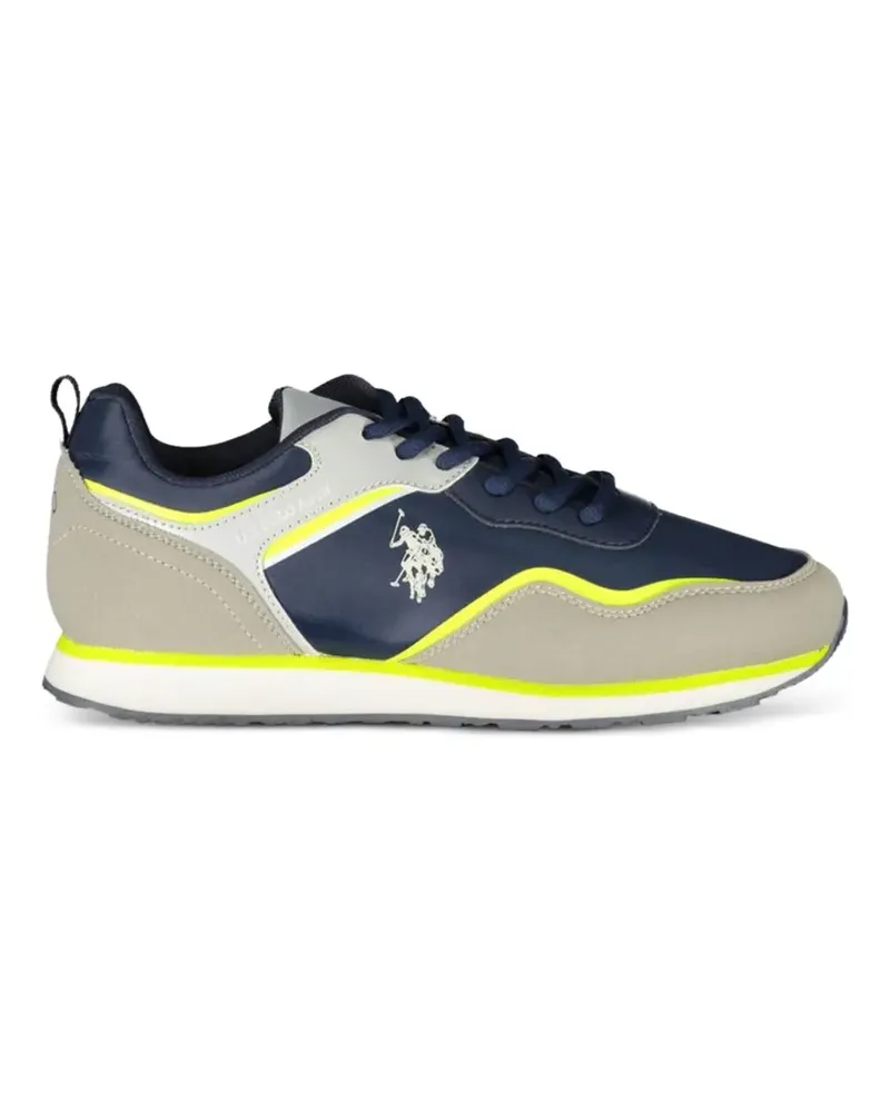 Ralph Lauren colour-block lace-up sneakers - Blau Blau