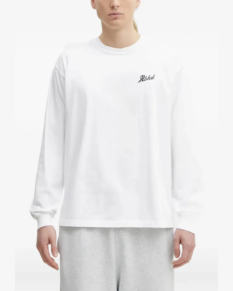 Neighborhood logo-print long-sleeve T-shirt - Weiß Weiß