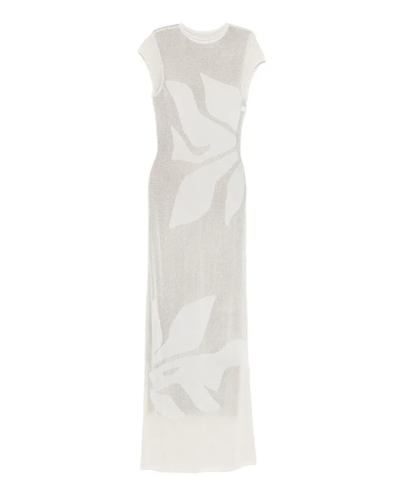 SIR Solange Maxikleid mit Blatt - Nude Nude