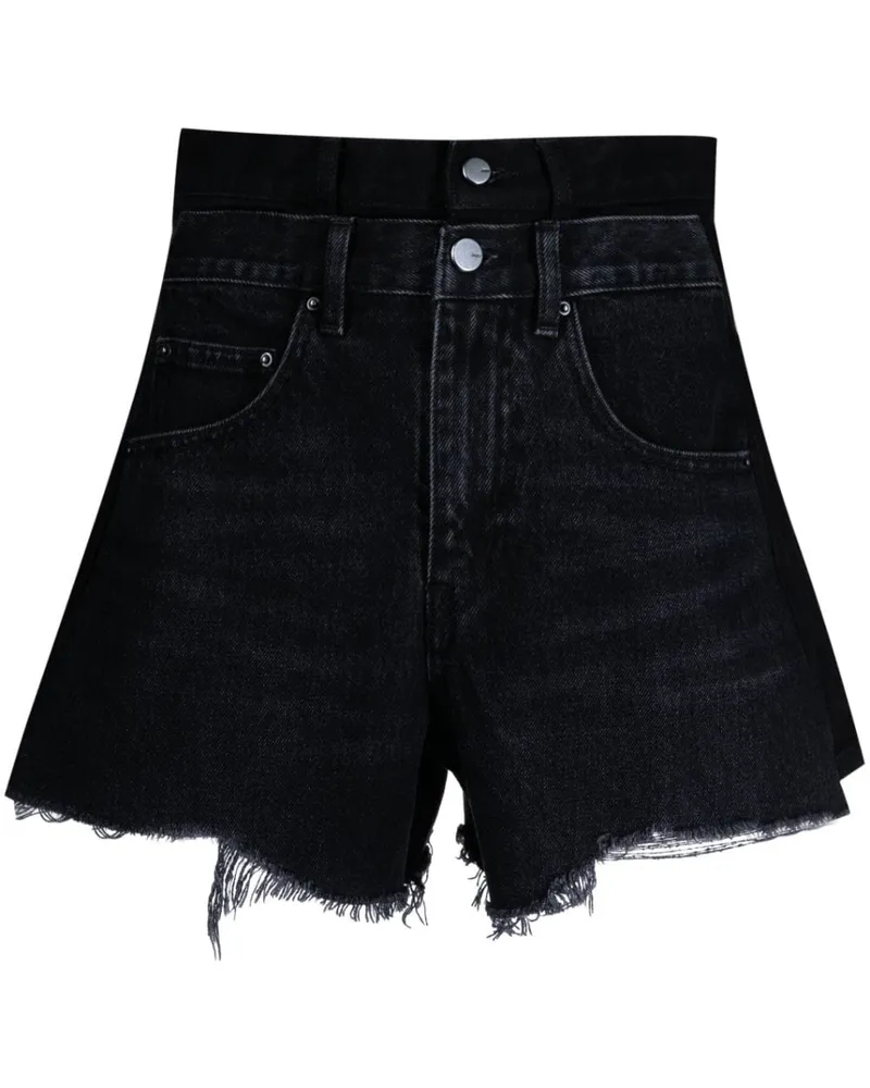 JNBY Shorts mit ausgefranstem Saum - Schwarz Schwarz