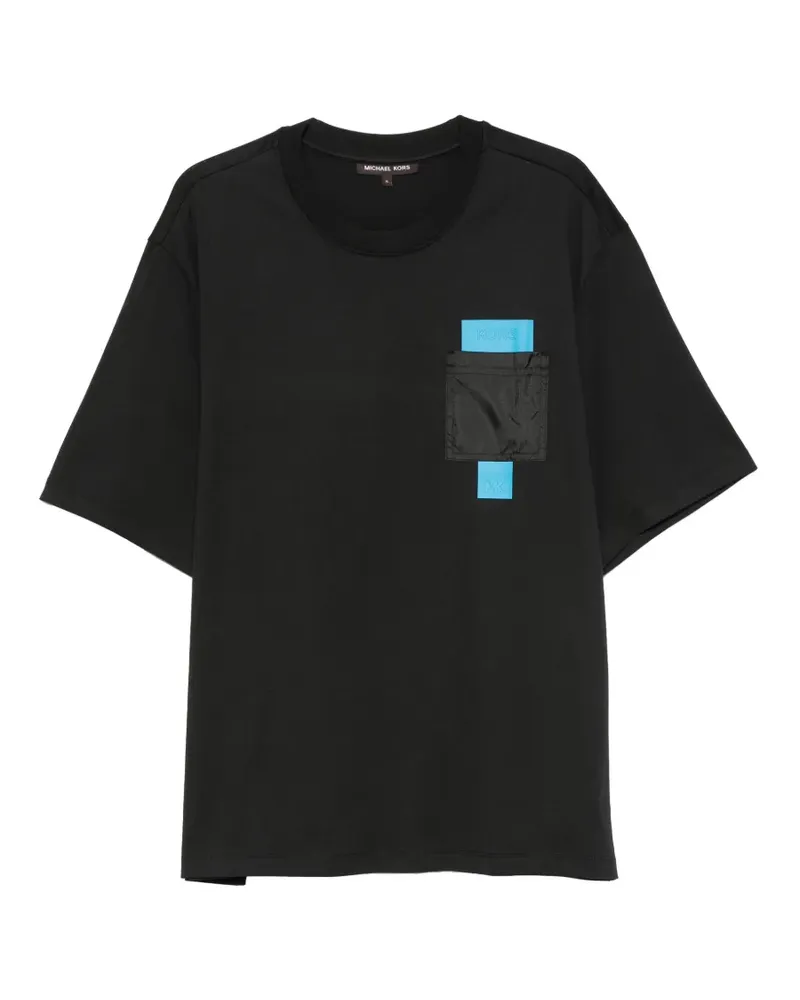 Michael Kors T-Shirt mit Logo-Print - Schwarz Schwarz