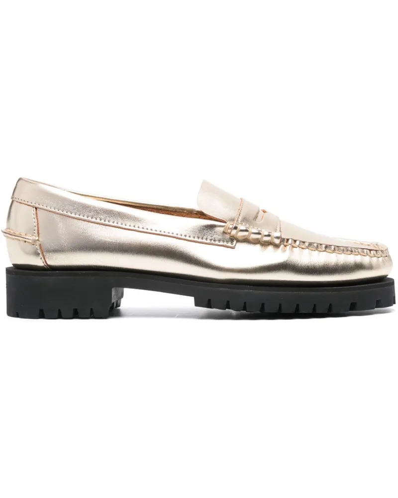Sebago Dan Metallic-Loafer 20mm - Gold Gold