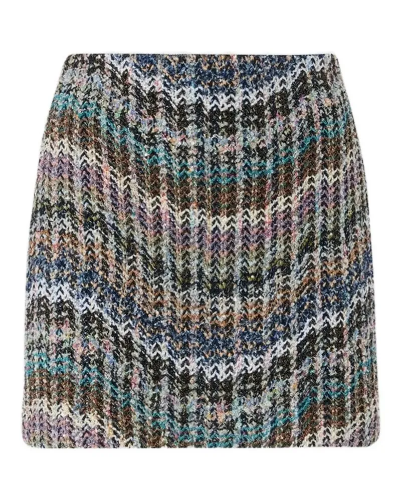 Missoni Paillettenverziertes Hemd in Zickzackstrick - Schwarz Schwarz