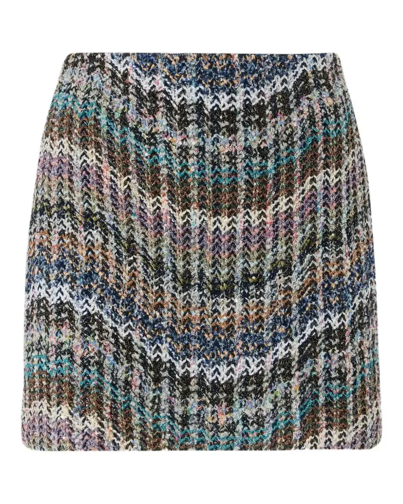 Missoni Zigzag-knit sequin-embellished skirt - Schwarz Schwarz