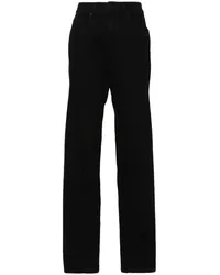 Thierry Mugler Tapered-Jeans mit hohem Bund Schwarz