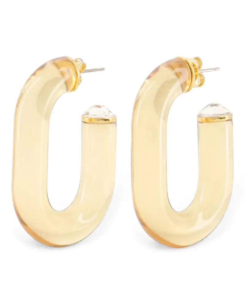 Paco Rabanne Ohrringe mit Kristallen - Gold Gold