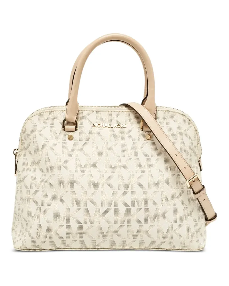 Michael Kors Pre-owned Cindy Satchel-Tasche - Weiß Weiß
