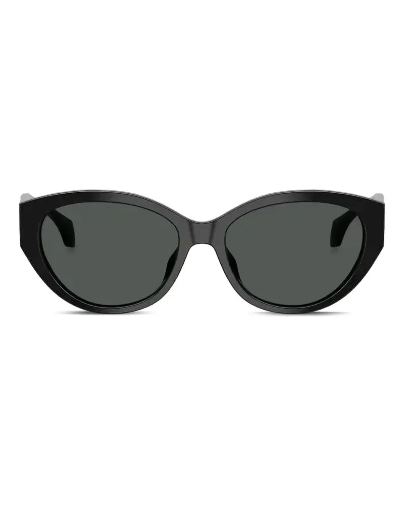Versace Sonnenbrille mit Cat-Eye-Gestell - Schwarz Schwarz