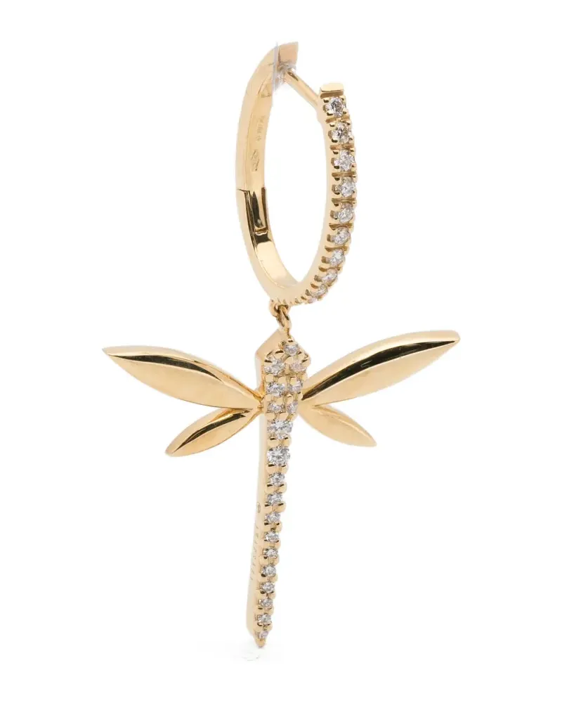 ANAPSARA Dragonfly diamond earrings - Gold Gold
