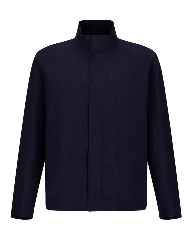 Herno Jacke mit Stehkragen - Blau Blau