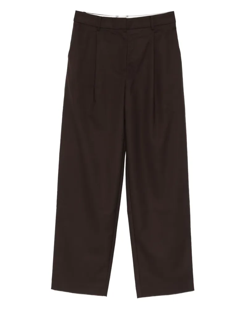Samsøe & Samsøe pleated trousers - Braun Braun