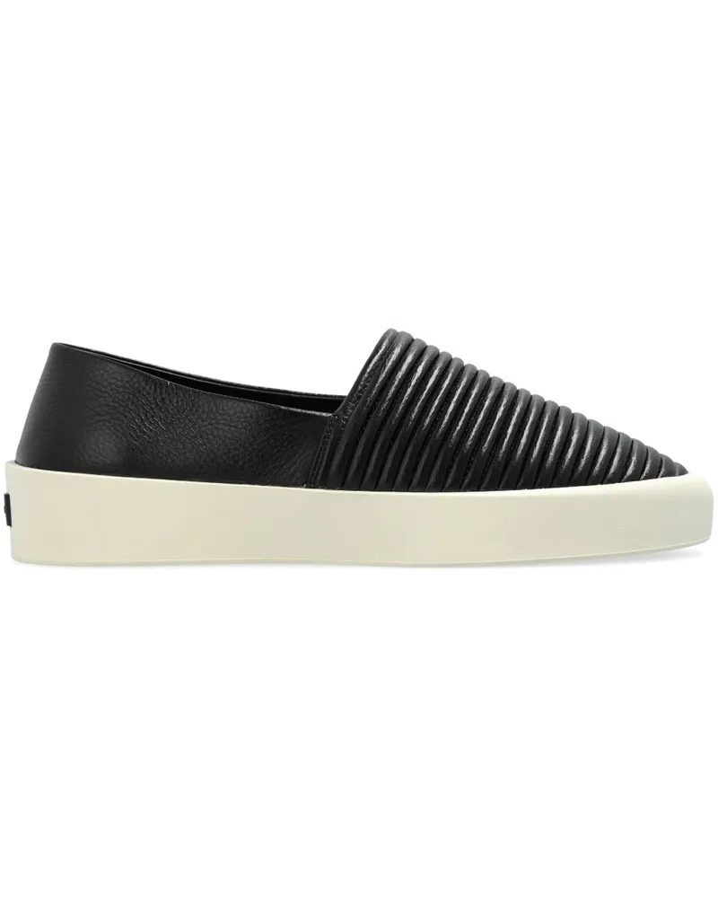 Fear of God Gepolsterte Slipper Schwarz