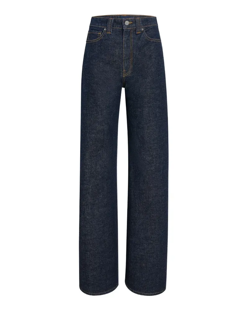 KHAITE Dane Wide-Leg-Jeans - Blau Blau