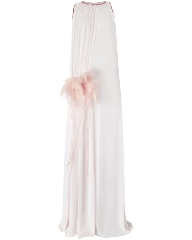Genny Besticktes Maxikleid - Rosa Rosa