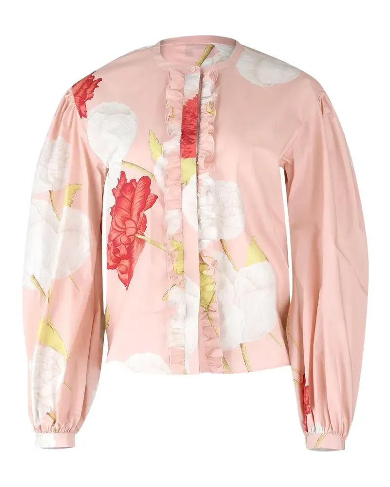 Giambattista Valli Oberteil mit Rüschen - Rosa Rosa