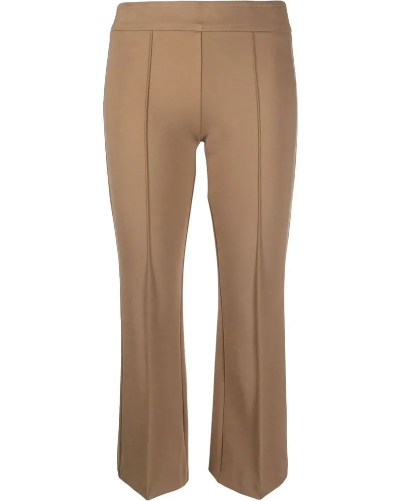 Blanca Halbhohe Cropped-Hose - Braun Braun