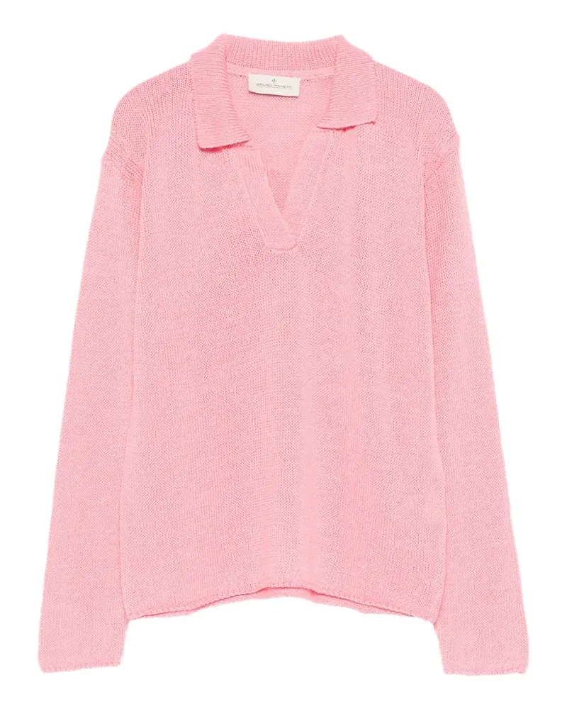 Bruno Manetti long-sleeve sweater - Rosa Rosa