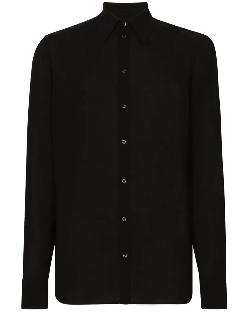 Dolce & Gabbana Klassisches Hemd - Schwarz Schwarz