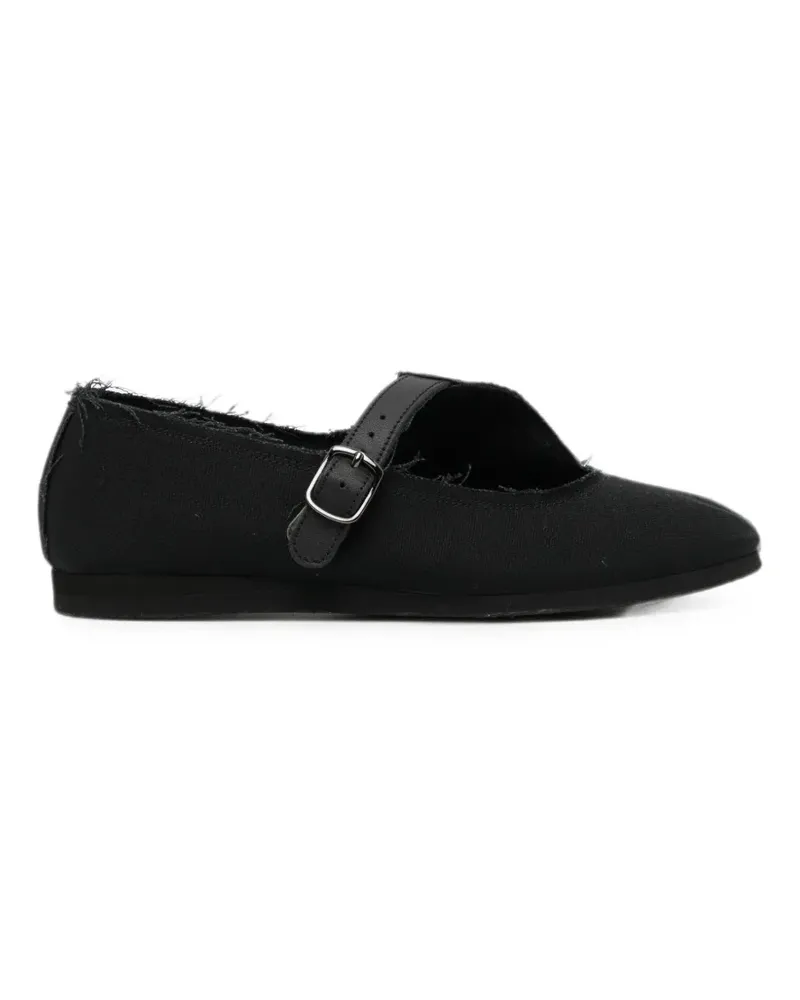 Yohji Yamamoto Flache Ballerinas - Schwarz Schwarz