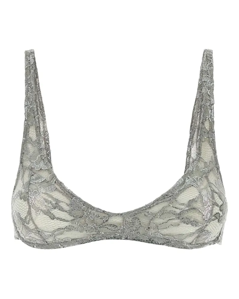 ATTICO Bralet aus Spitze - Grau Grau