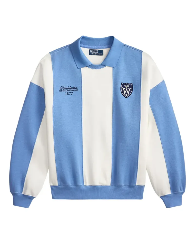 Ralph Lauren Polo-Oberteil mit Einsätzen - Blau Blau