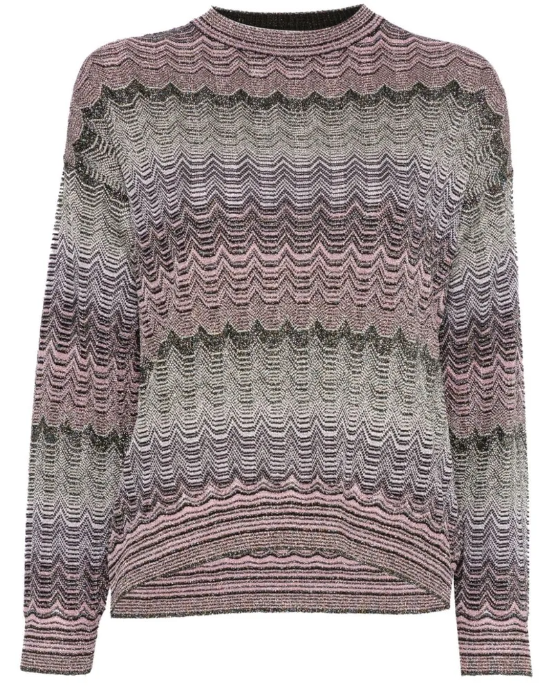 Missoni Pullover mit Zickzackmuster - Schwarz Schwarz