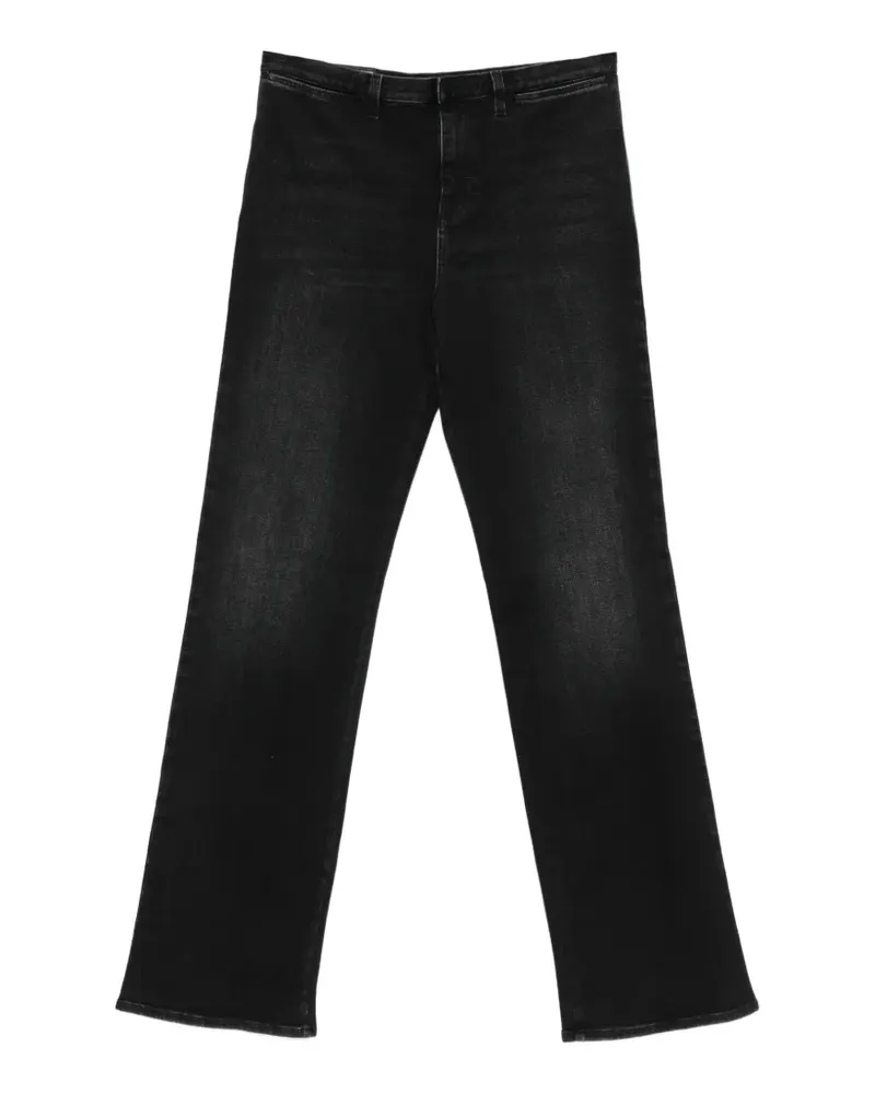 Gucci Web-stripe wide-leg jeans - Schwarz Schwarz
