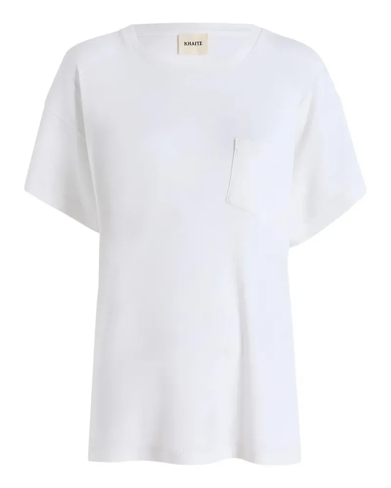 KHAITE T-Shirt mit rundem Ausschnitt - Weiß Weiß