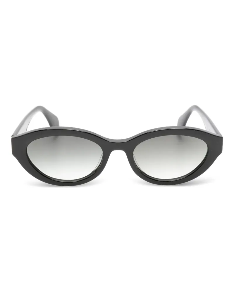 GIGI STUDIOS Mila oval-frame sunglasses - Schwarz Schwarz