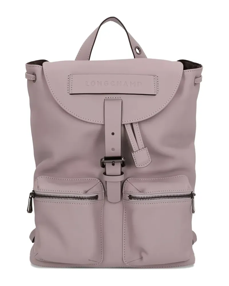 Longchamp Kleiner Rucksack aus Leder - Rosa Rosa