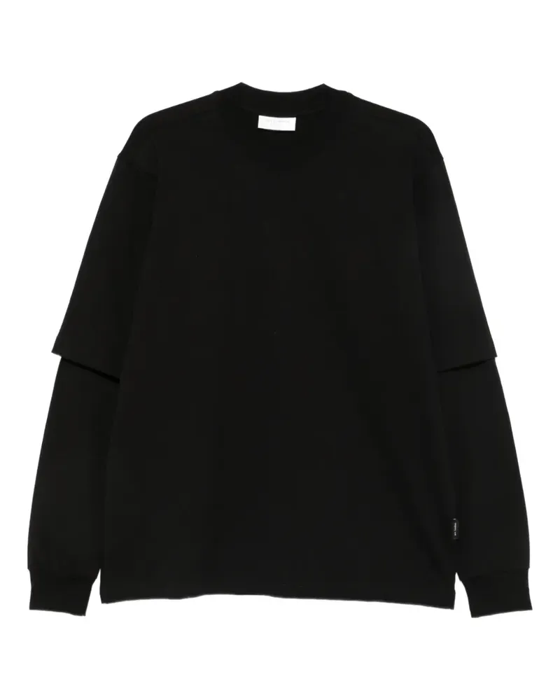 Yes London layered-sleeve sweatshirt - Schwarz Schwarz