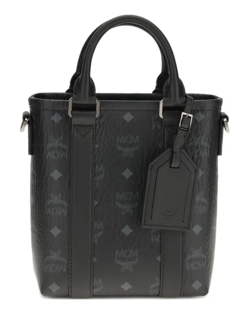 MCM mini Aren logo-print tote bag - Schwarz Schwarz