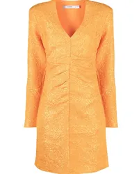 Gestuz Kleid mit Jacquardmuster Orange