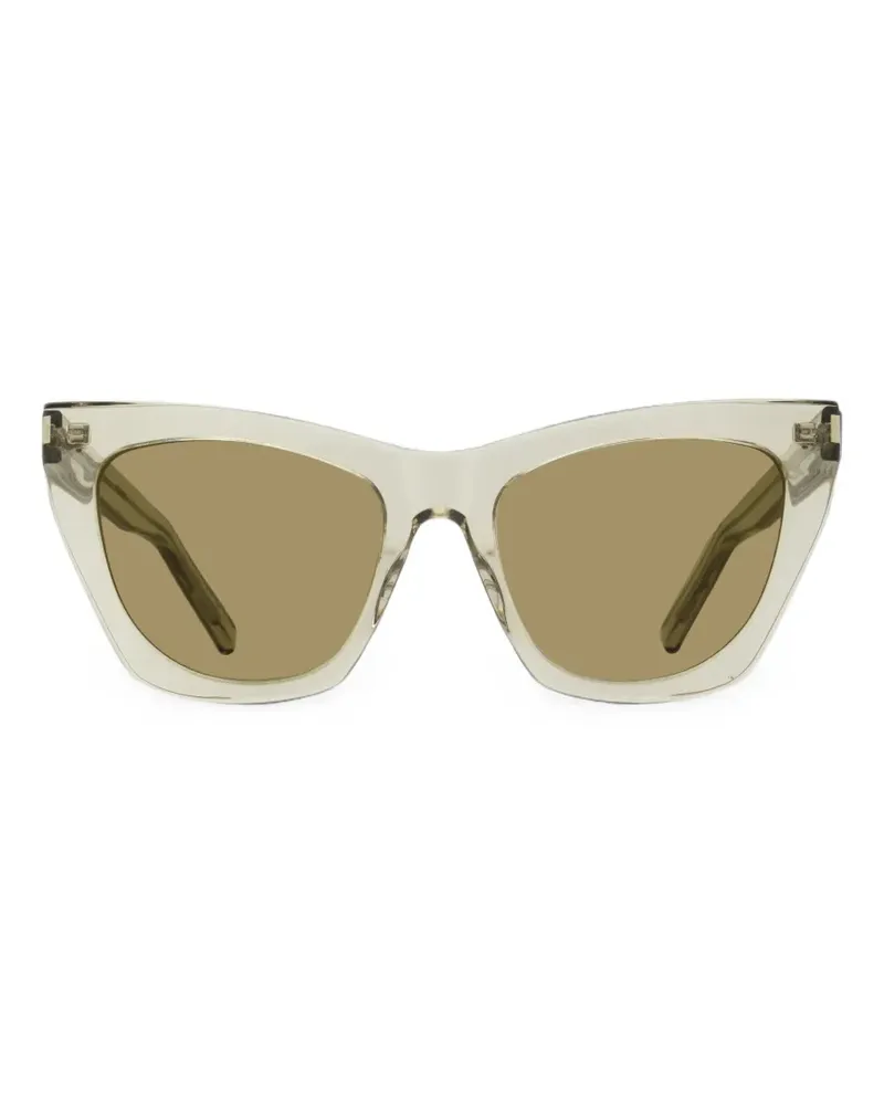 Saint Laurent Kate cat-eye sunglasses - Nude Nude