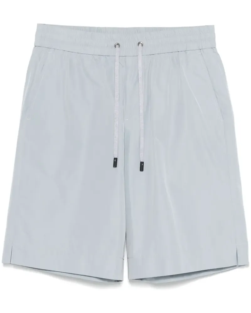 Peserico Shorts aus Popeline - Blau Blau