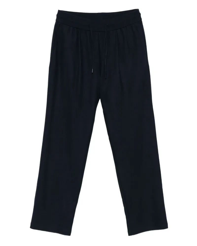 Herno drawstring straight-leg trousers - Blau Blau