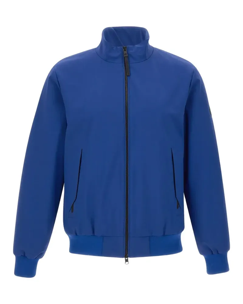 People of Shibuya Shibuya logo-patch jacket - Blau Blau