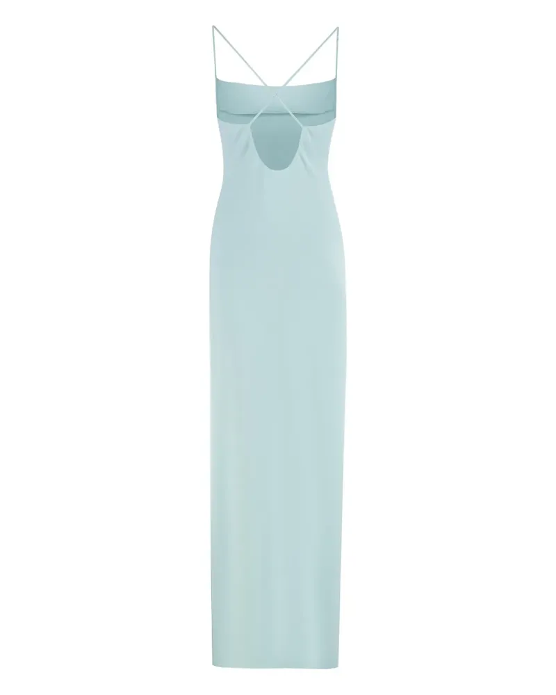 Calvin Klein Maxikleid mit überkreuzten Trägern - Blau Blau