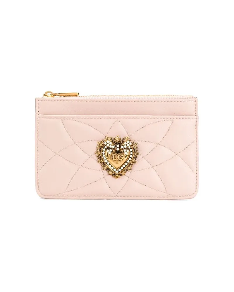 Dolce & Gabbana Mittelgroßes 'Devotion' Kartenetui - Rosa Rosa