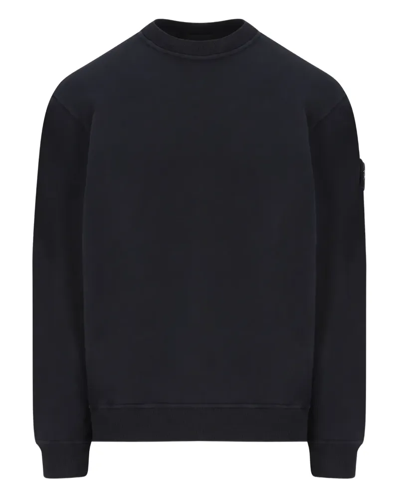 Stone Island Sweatshirt mit aufgesetzter Tasche - Blau Blau
