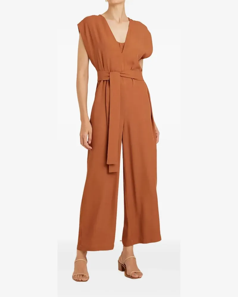 Lenny Niemeyer Jumpsuit mit Gürtel - Braun Braun