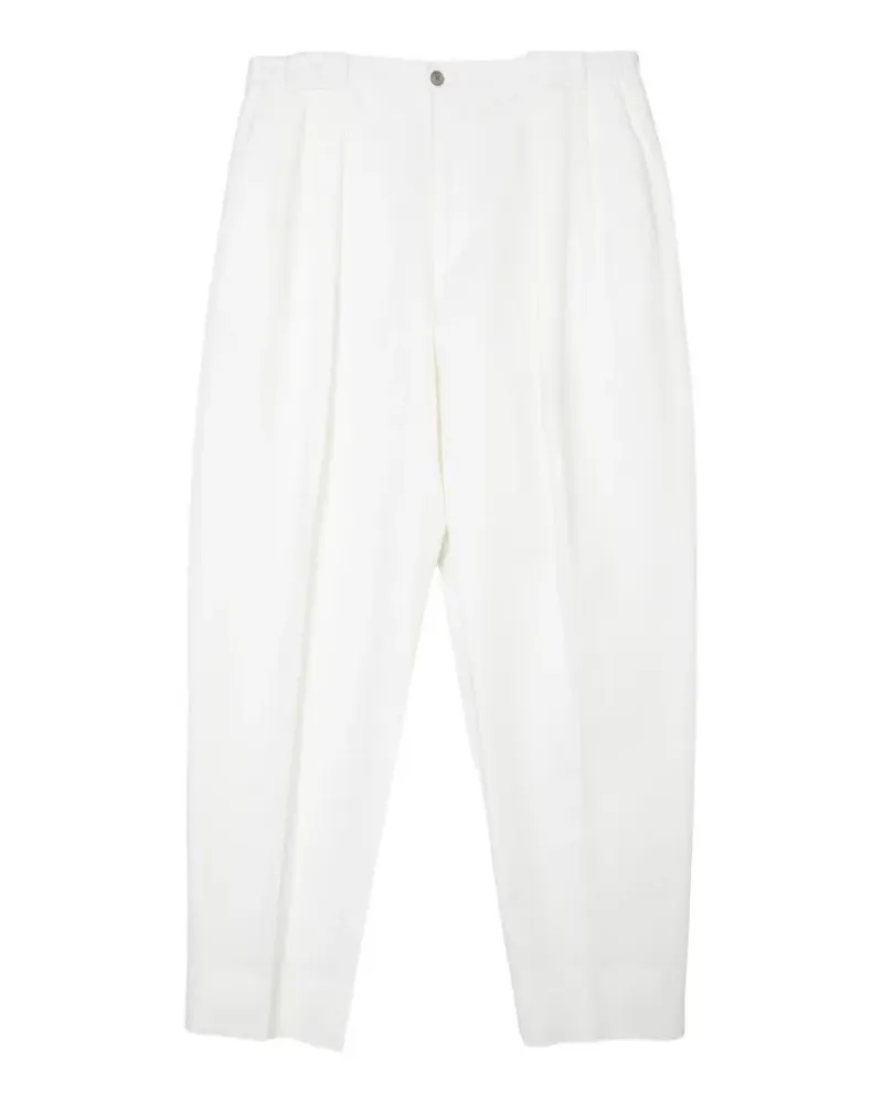 Briglia 1949 pleated trousers - Weiß Weiß